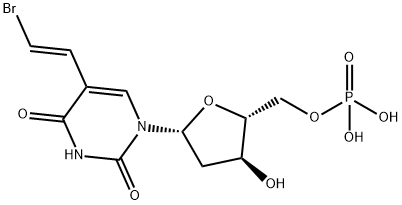 Brivudine 5''-Monophosphate Struktur