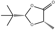 1,3-Dioxolan-4-one, 2-(1,1-dimethylethyl)-5-methyl-, (2S,5S)- Struktur