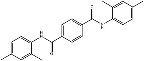 1-N,4-N-bis(2,4-dimethylphenyl)benzene-1,4-dicarboxamide Struktur