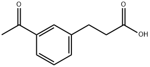 Benzenepropanoic acid, 3-acetyl- Struktur