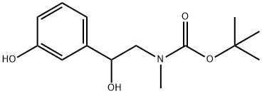 N-Boc-(R)-phenylephrine Struktur