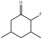 Cyclohexanone, 2-fluoro-3,5-dimethyl- Struktur