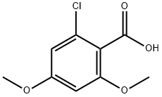 Benzoic acid, 2-chloro-4,6-dimethoxy- Struktur