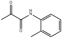 Propanamide, N-(2-methylphenyl)-2-oxo- Struktur