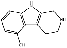 1H-Pyrido[3,4-b]indol-5-ol, 2,3,4,9-tetrahydro- Struktur