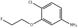 Benzenamine, 4-chloro-3-(2-fluoroethoxy)- Struktur