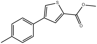 JR-9055, Methyl 4-p-tolylthiophene-2-carboxylate, 97% Struktur