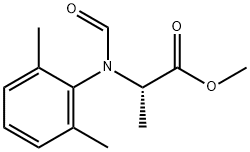 Alanine, N-(2,6-dimethylphenyl)-N-formyl-, methyl ester Struktur