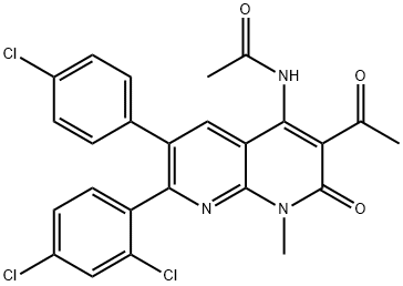 CB1 inverse agonist 1 Struktur