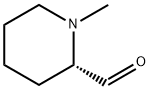 2-Piperidinecarboxaldehyde, 1-methyl-, (2S)- Struktur