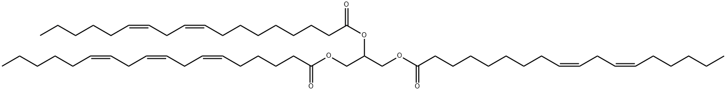 1,2-Dilinoleoyl-3-γ-Linolenoyl-rac-glycerol Struktur