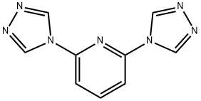 Pyridine, 2,6-bis(4H-1,2,4-triazol-4-yl)- Struktur