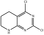 2,4-二氯-5,6,7,8-四氫吡啶并[2,3-D]嘧啶, 856970-31-5, 結(jié)構(gòu)式