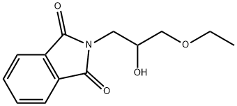 1H-Isoindole-1,3(2H)-dione, 2-(3-ethoxy-2-hydroxypropyl)- Struktur