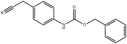 Benzyl N-[4-(cyanomethyl)phenyl]carbamate Struktur