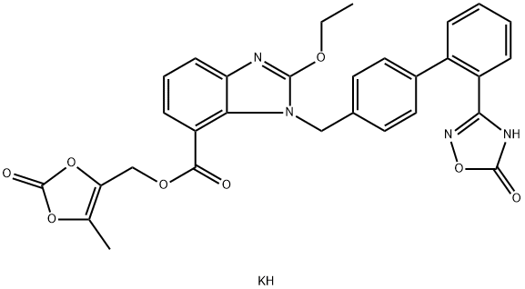 アジルサルタンカメドキソミル 化學(xué)構(gòu)造式