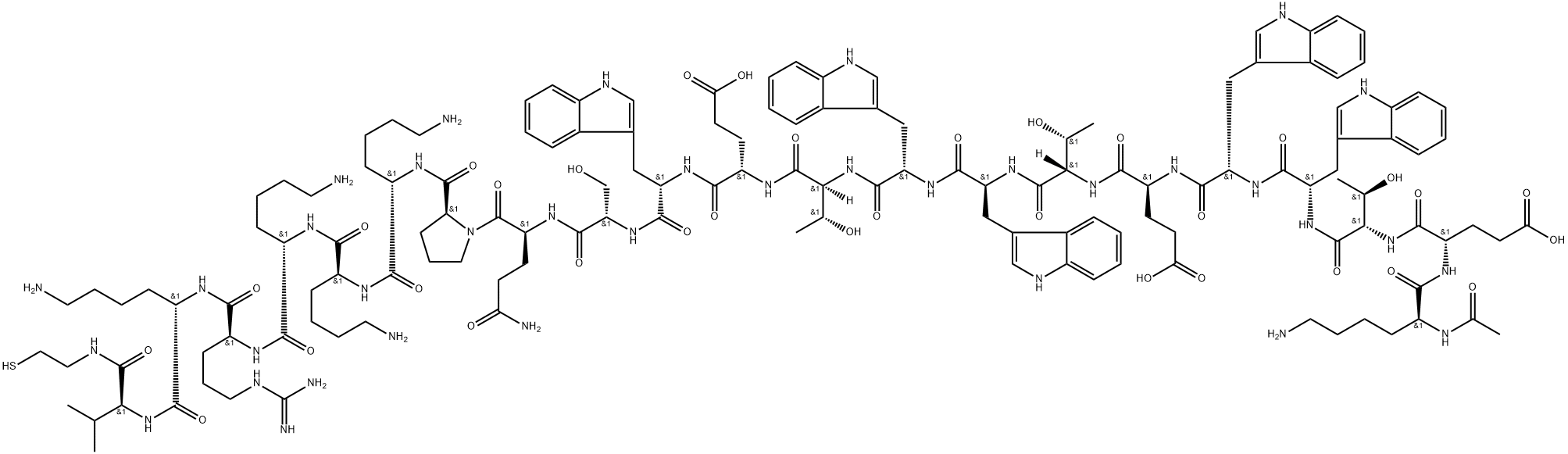 Pep-1-cysteamide Struktur