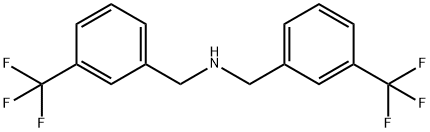 Benzenemethanamine, 3-(trifluoromethyl)-N-[[3-(trifluoromethyl)phenyl]methyl]- Struktur