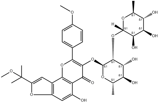 Spinorhamnoside Struktur