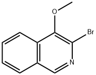 3-Brom-4-methoxyisochinolin Struktur