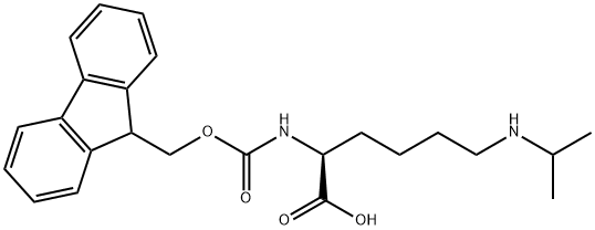 Fmoc-Lys(ipr)-OH Struktur