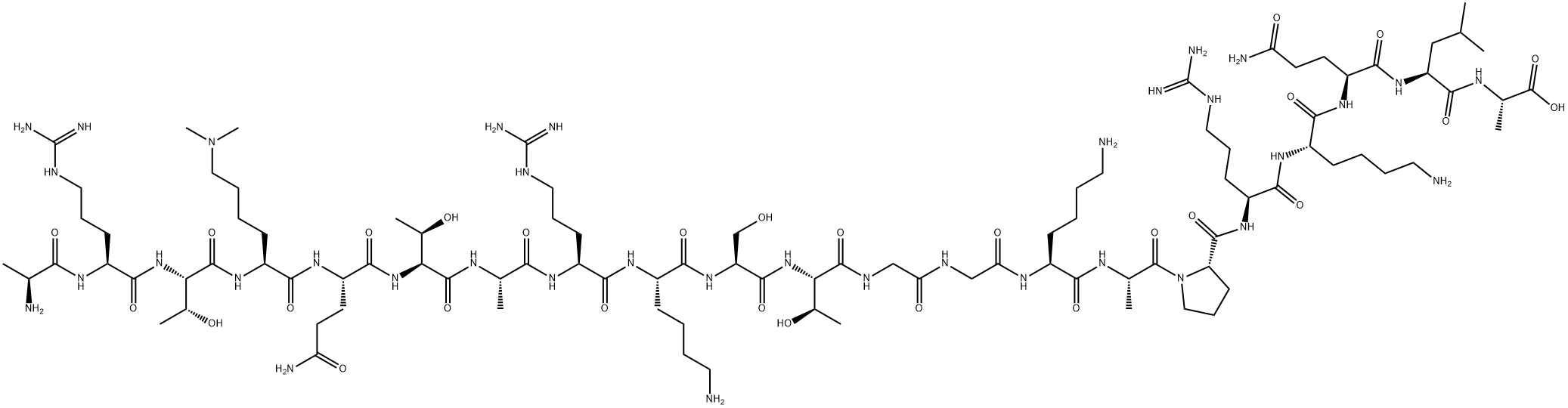 (Lys(Me)24)-Histone H3 (1-21) Struktur