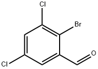 2-bromo-3,5-dichlorobenzaldehyde Struktur