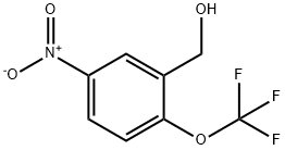 [5-nitro-2-(trifluoromethoxy)phenyl]methanol Struktur