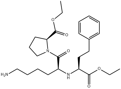 (S)-Lisinopril Diethyl Ester Struktur