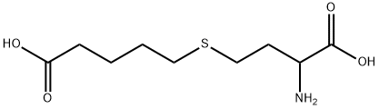 Pentanoic acid, 5-[(3-amino-3-carboxypropyl)thio]- Struktur