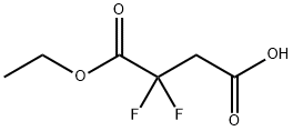 4-(ethoxycarbonyl)-4,4-difluorobutanoic acid Struktur