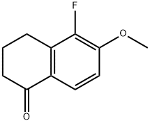 1(2H)-Naphthalenone, 5-fluoro-3,4-dihydro-6-methoxy- Struktur