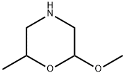 Morpholine, 2-methoxy-6-methyl- Struktur