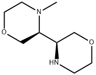 3,3'-Bimorpholine,4-methyl-,(3S,3'S)- Struktur