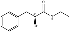 (2S)-N-ethyl-2-hydroxy-3-phenylpropanamide Struktur