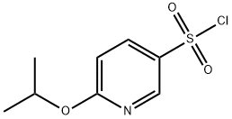 6-(propan-2-yloxy)pyridine-3-sulfonyl chloride Struktur