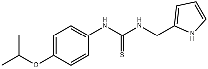 N-[4-Isopropyloxyphe nyl]-N'-(1H-pyrrol-2-yl)methyl)thiourea Struktur