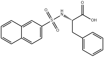 2-(萘-2-磺酰氨基)-3-苯基丙酸 結(jié)構(gòu)式