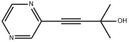 3-Butyn-2-ol, 2-methyl-4-pyrazinyl- (9CI) Struktur