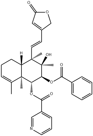 Scutebarbatine B Struktur