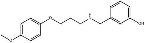 Phenol, 3-[[[3-(4-methoxyphenoxy)propyl]amino]methyl]-