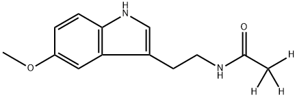 N-Acetyl-d3-5-methoxytryptamine Struktur