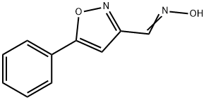 3-Isoxazolecarboxaldehyde, 5-phenyl-, oxime Struktur