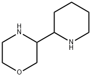 Morpholine, 3-(2-piperidinyl)- Struktur