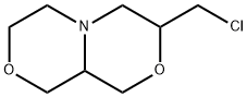 1H-[1,4]Oxazino[3,4-c][1,4]oxazine,3-(chloromethyl)hexahydro- Struktur