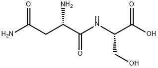 L-Serine, L-asparaginyl- Struktur