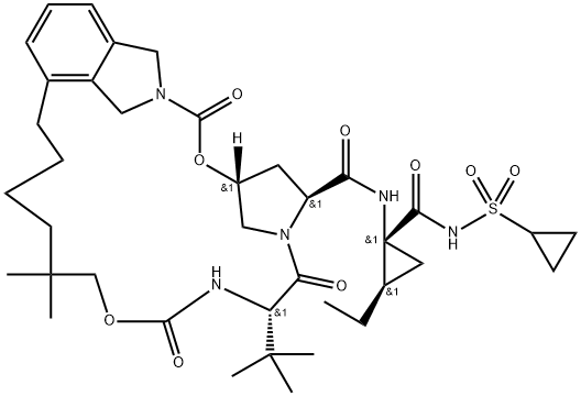 Vaniprevir Struktur