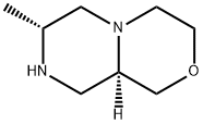 Pyrazino[2,1-c][1,4]oxazine, octahydro-7-methyl-, (7R,9aR)- Struktur