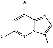 Imidazo[1,2-b]pyridazine, 8-bromo-6-chloro-3-fluoro-|