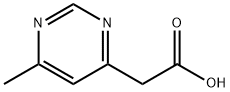 2-(6-methylpyrimidin-4-yl)acetic acid Struktur